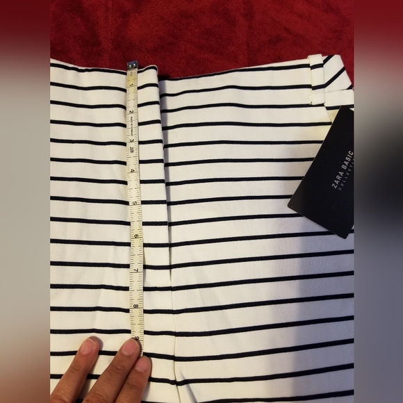 NWT Zara Basic Collection Size XS Color White/Black - Picture 3 of 6